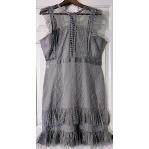 Gray Lace Dress by Trish Scully - Size 8 - NWT